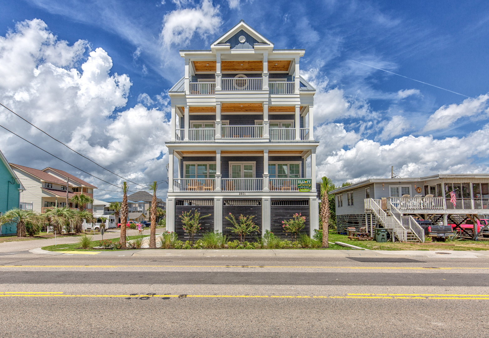 The Santee home plan at living dunes is Lowcountry style and features two porches overlooking the lake